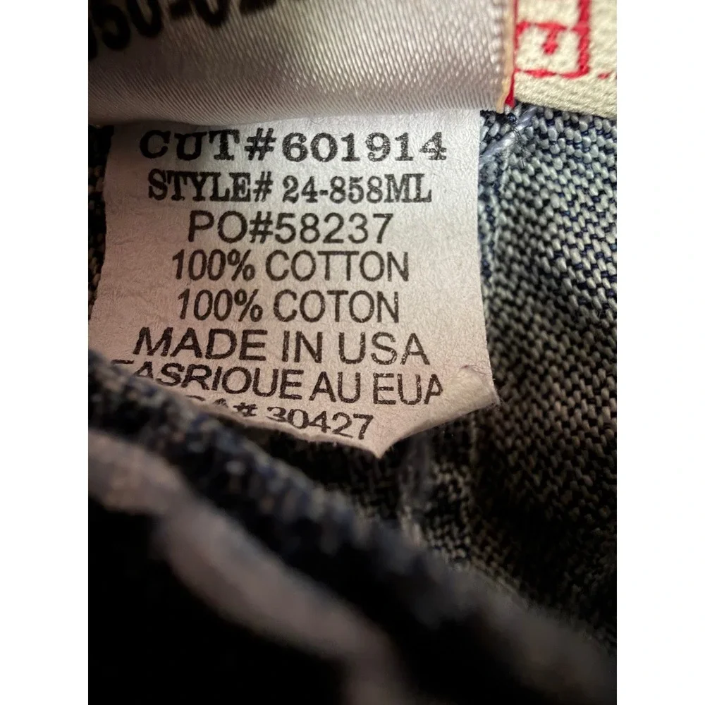 True Religion Bobby Big T Vintage Y2K Distressed Denim Jeans Made USA Size 34